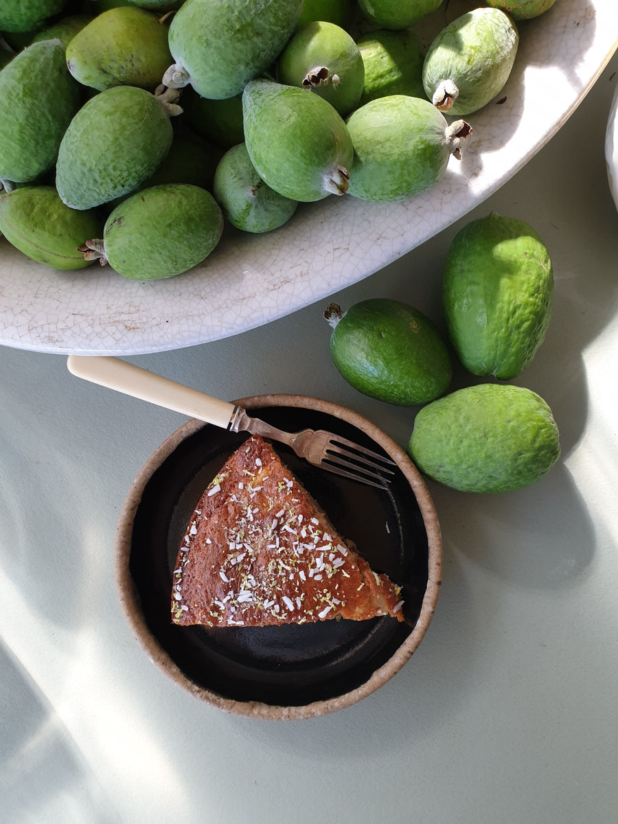 Autumn Feijoa + Walnut Cake – Old Road Estate