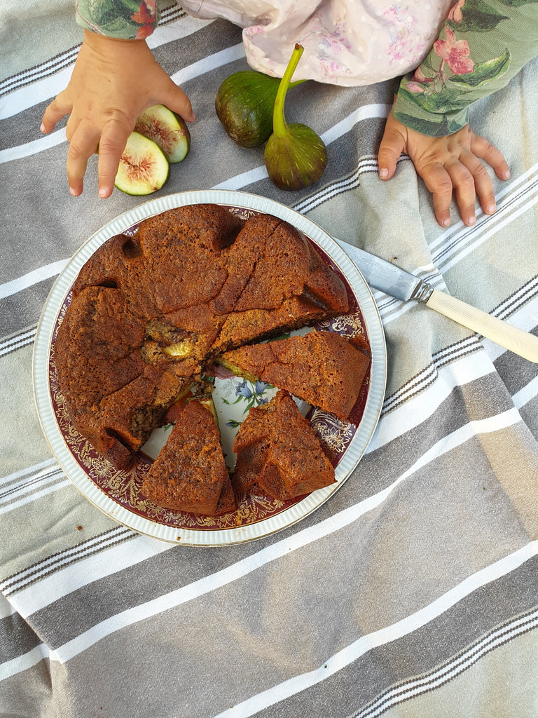 Fig, Almond & Honey Cake